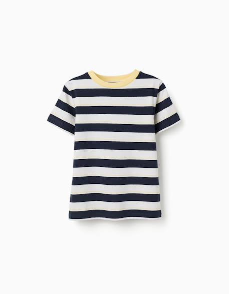 T-shirt en coton à rayures  - vertbaudet enfant