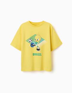 Garçon-T-shirt, polo, sous-pull-T-shirt en coton avec imprimé titi