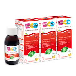 -Sirop fer + vitamines b 125ml - lot de 3