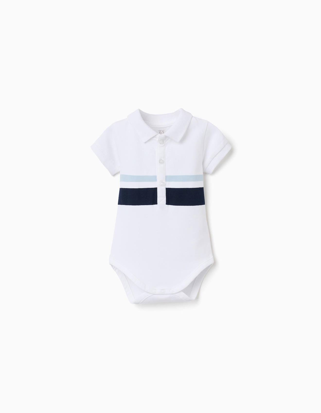 Body Polo En Coton Rayures Blanc 19 €