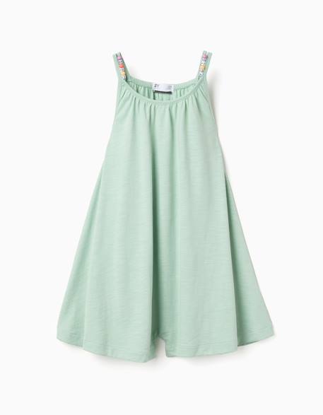 Combishort sans manches en coton à jambe large  - vertbaudet enfant