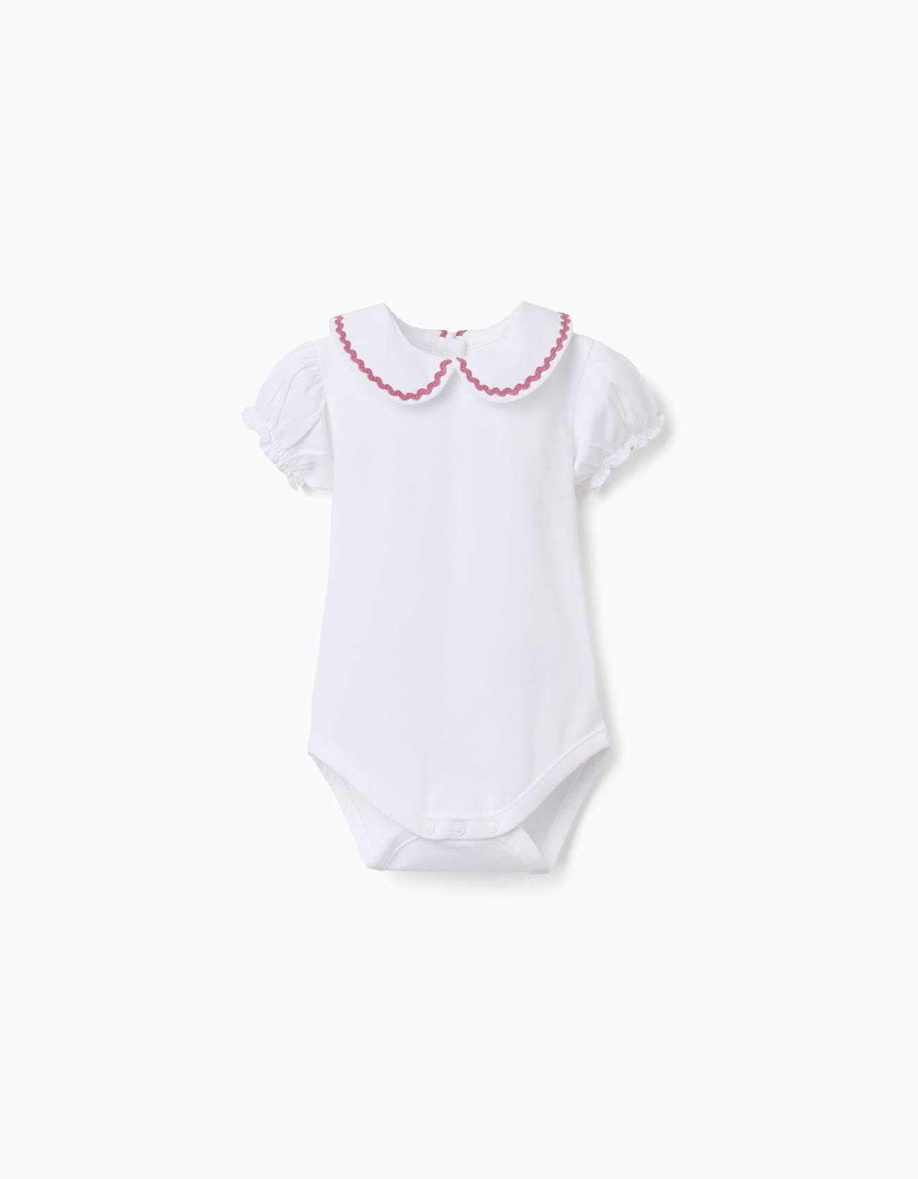 Body En Coton Avec Col Claudine Blanc 18 €