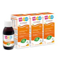 -Sirop 22 vitamines 125ml - lot de 3