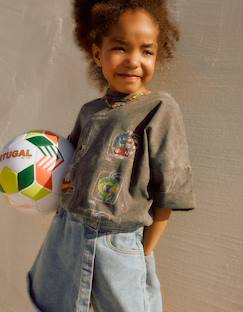 Garçon-T-shirt, polo, sous-pull-T-shirt en coton avec imprimé looney tunes