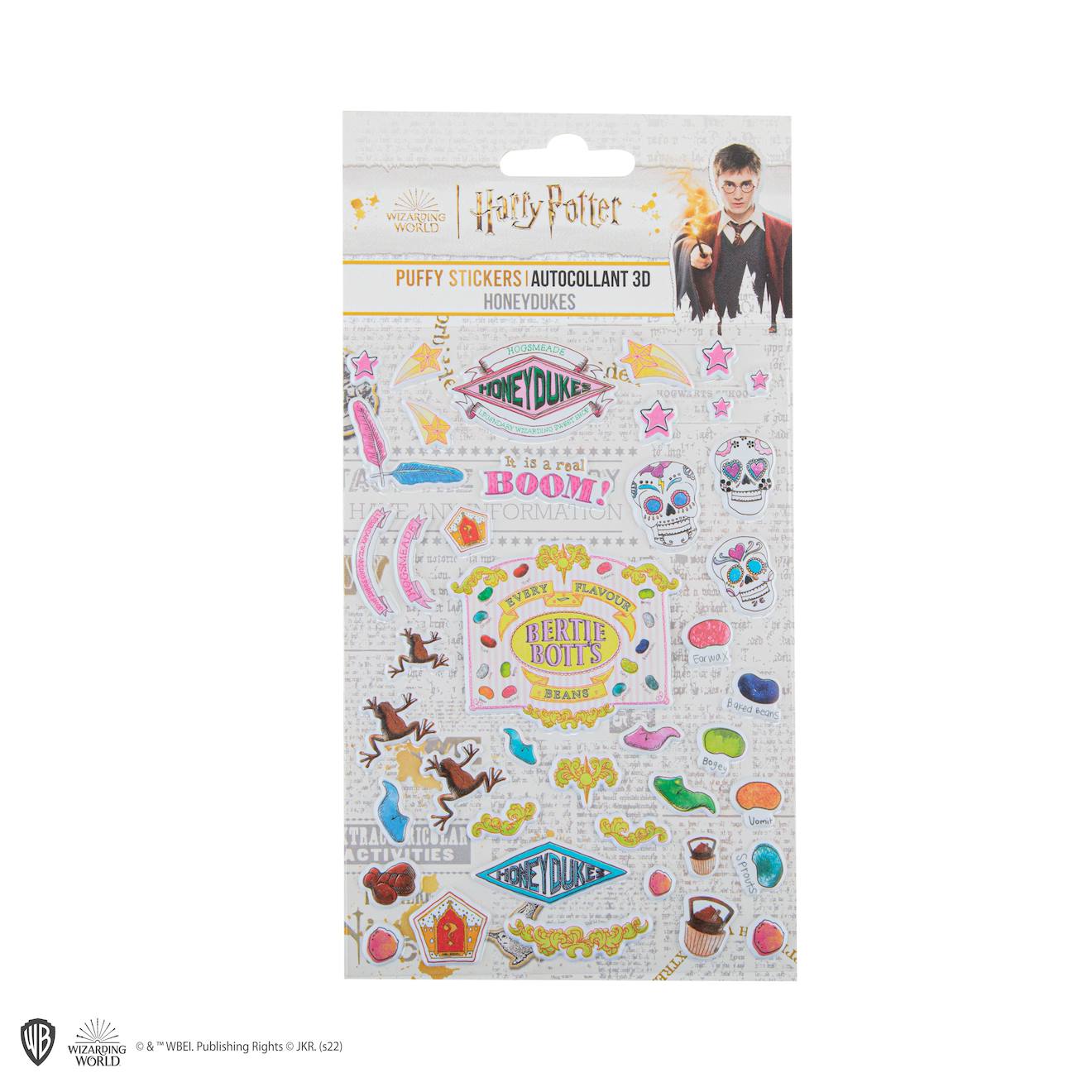 Autocollants 3d Honeydukes - Harry Potter Multicolore