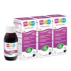 -Sirop immuno-fort défenses naturelles immunité bébé enfant x3