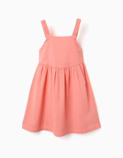 -Robe sans manches en coton avec bretelles élastiques