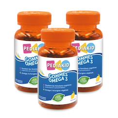 -Gommes oméga 3 60 oursons - lot de 3