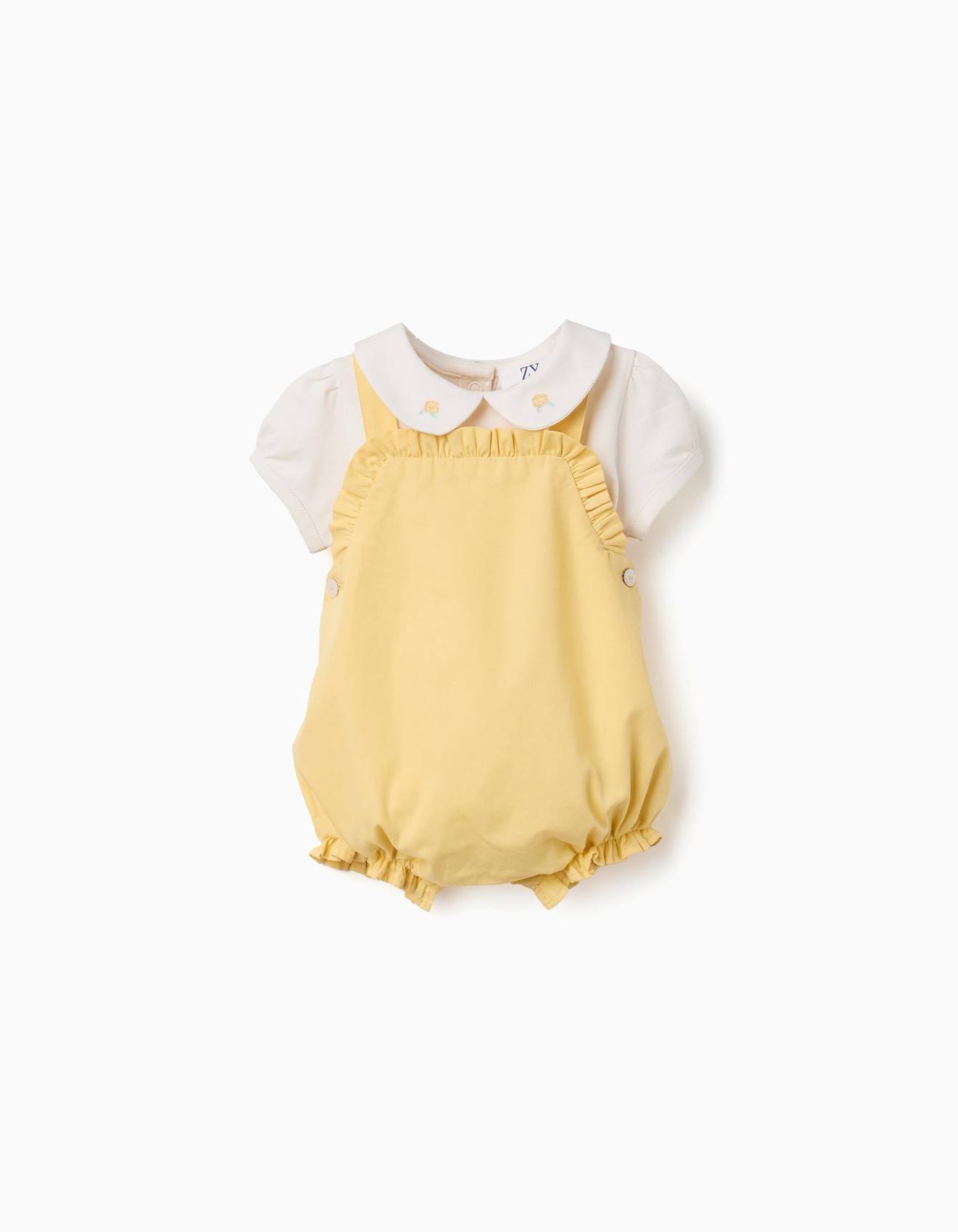 Ensemble Body Et Barboteuse En Coton Bs Jaune Clair 38 €