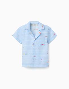 Bébé-Chemise, blouse-Chemise en coton avec imprimé carolina celas x zippy