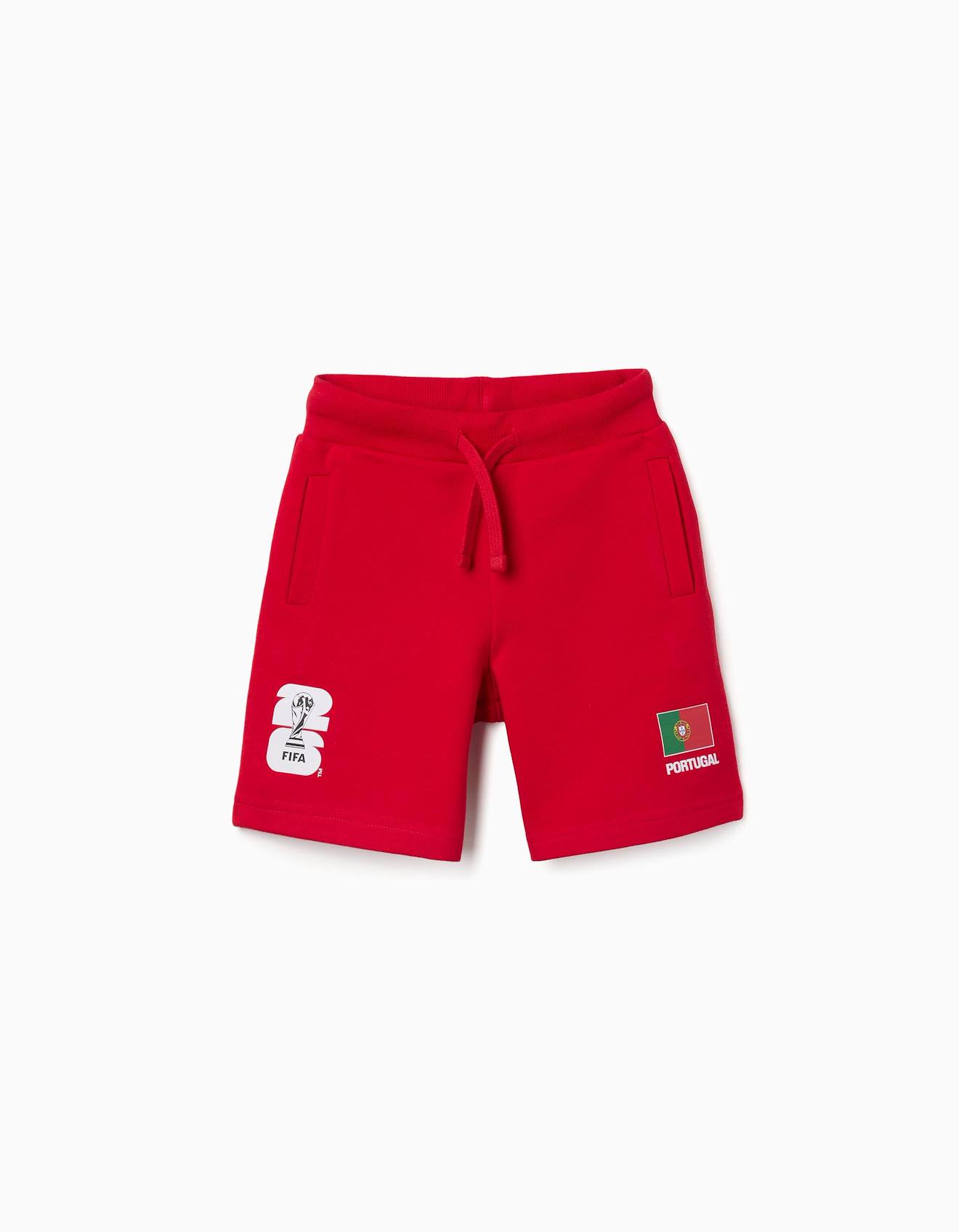 Short En Coton Portugal Fifa Coupe Du Monde 2026 Rouge 23 €