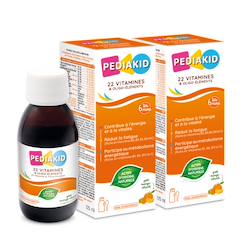 Puériculture-Petite parapharmacie-Sirop 22 vitamines 125ml - lot de 2
