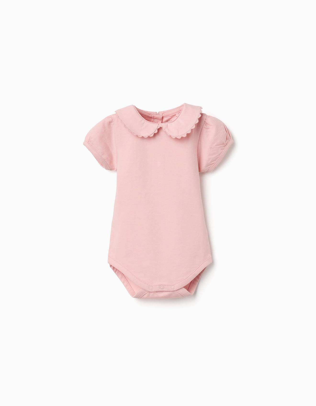 Body En Coton Avec Col Claudine Rose Clair 15 €