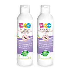 Puériculture-Balépou shampoing traitement anti-poux lentes enfant 200ml x2