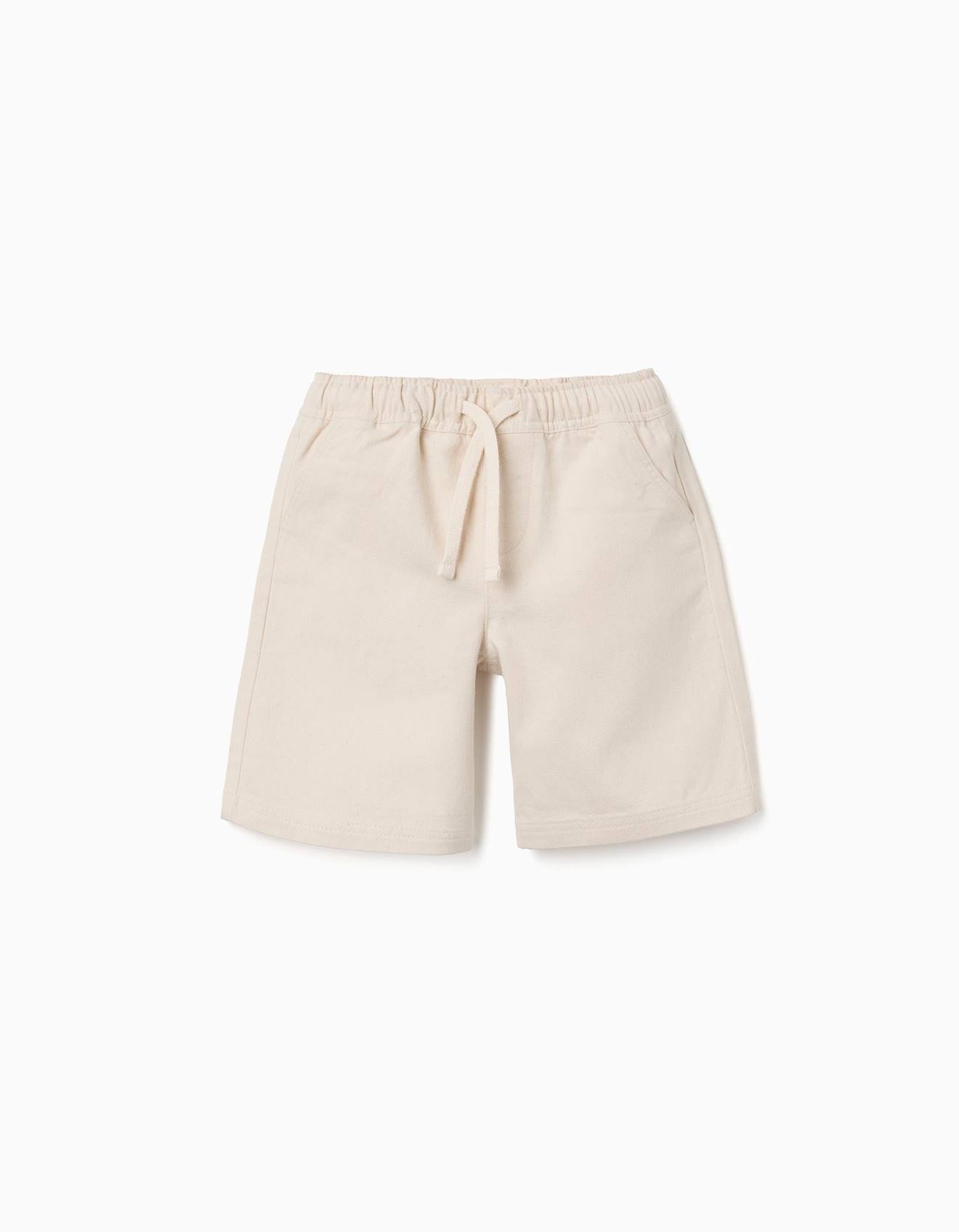 Short Long En Coton Avec Cordon De Serrage Carolina Celas X Zippy Beige Clair 26 €