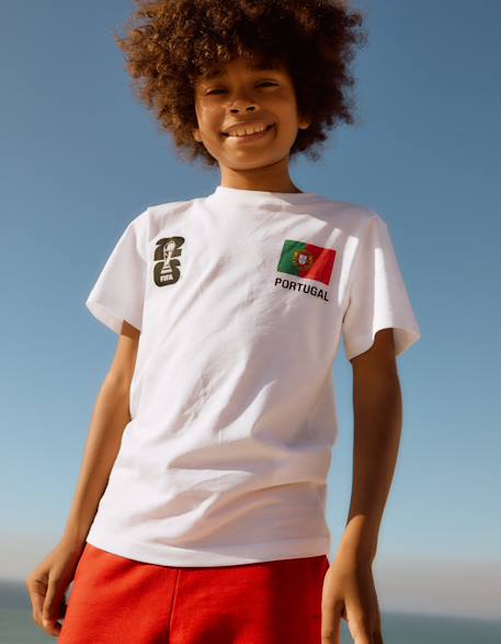 Garçon-T-shirt en coton portugal fifa coupe du monde 2026