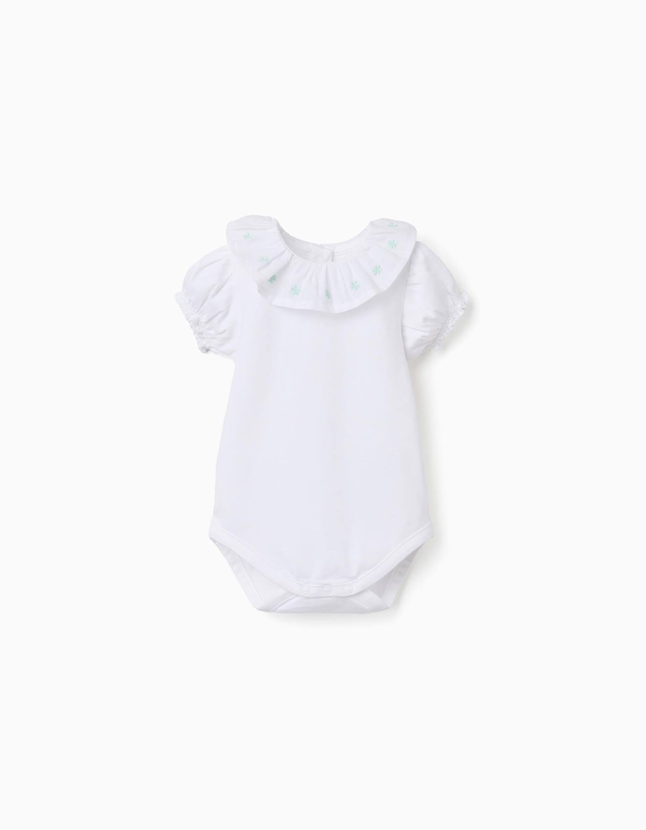 Body En Coton Avec Col Brod Blanc 12 €