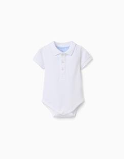 Bébé-Body-Body polo en coton à manches courtes