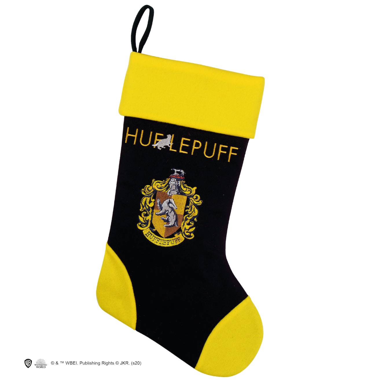 Chaussette De Noël Poufsouffle - Harry Potter Noir