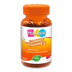 Puériculture-Petite parapharmacie-Gommes vitamine c 60 oursons