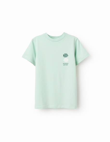 T-shirt en coton avec imprimé sou do sol  - vertbaudet enfant