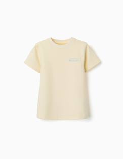 T-shirt côtelé avec imprimé poetry  - vertbaudet enfant