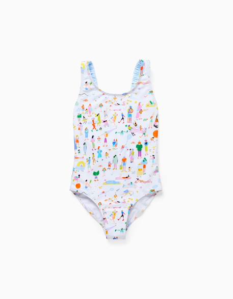 Maillot de bain avec imprimé carolina celas x zippy  - vertbaudet enfant