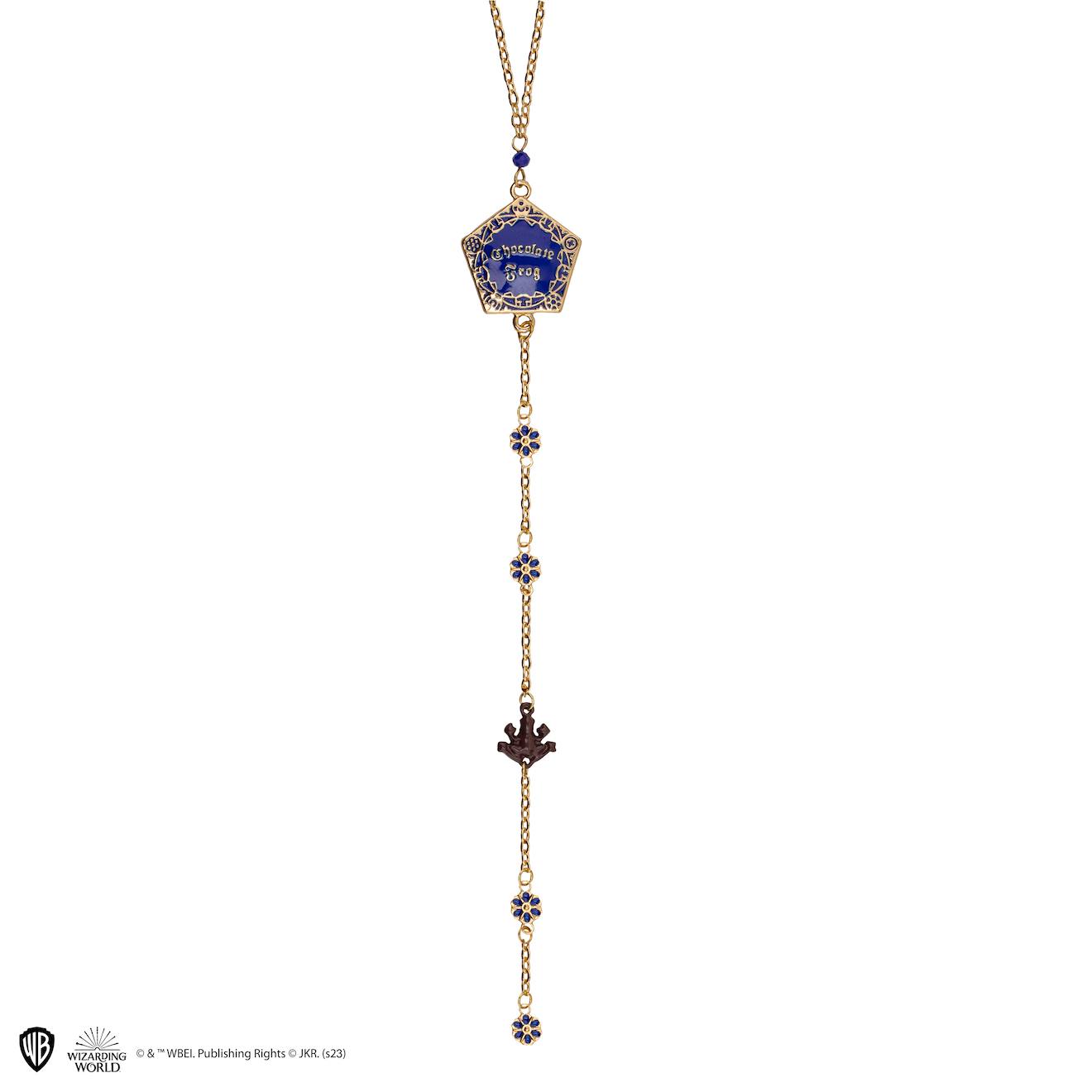 Collier Sautoir Chocogrenouille - Harry Potter Or