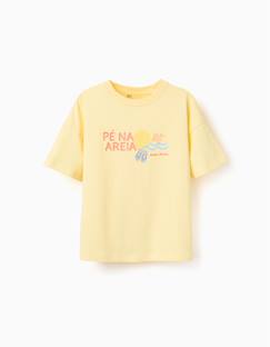 Garçon-T-shirt, polo, sous-pull-T-shirt en coton avec imprimé banho de mar