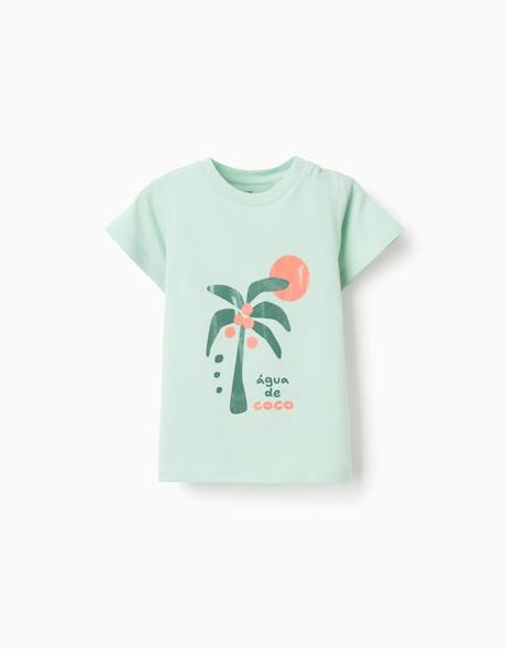 Bébé-T-shirt, sous-pull-T-shirt en coton avec imprimé mais mar