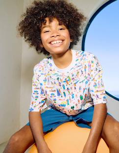 Garçon-T-shirt, polo, sous-pull-T-shirt en coton avec illustration carolina celas x zippy