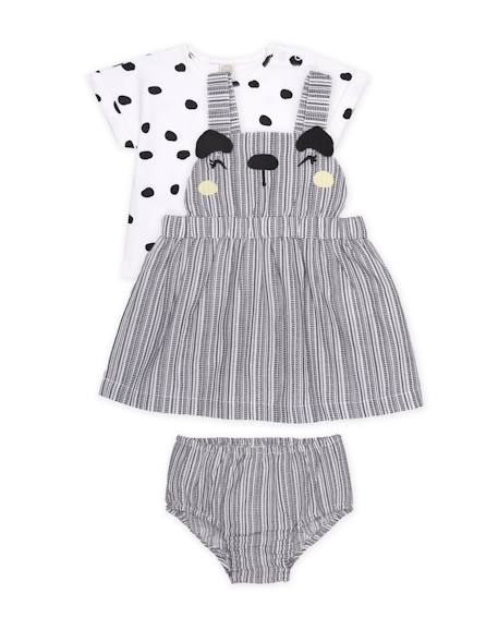 Bébé-Ensemble en tricot trois pièces pour nouveau-né