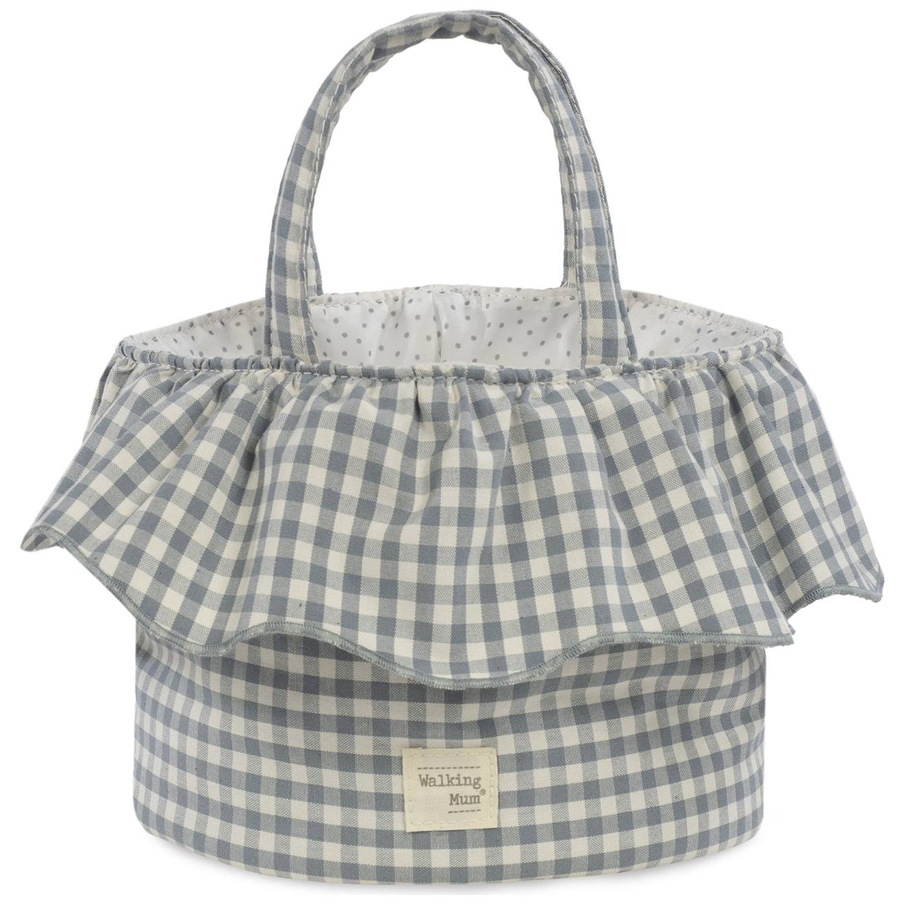Panier De Rangement Praliné Vichy Moka Vert Panier De Rangement Praliné Vichy Moka Vert