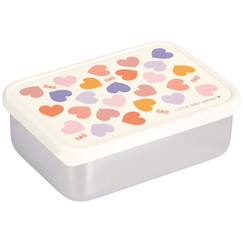 Lunch box en acier inoxydable cœurs  - vertbaudet enfant
