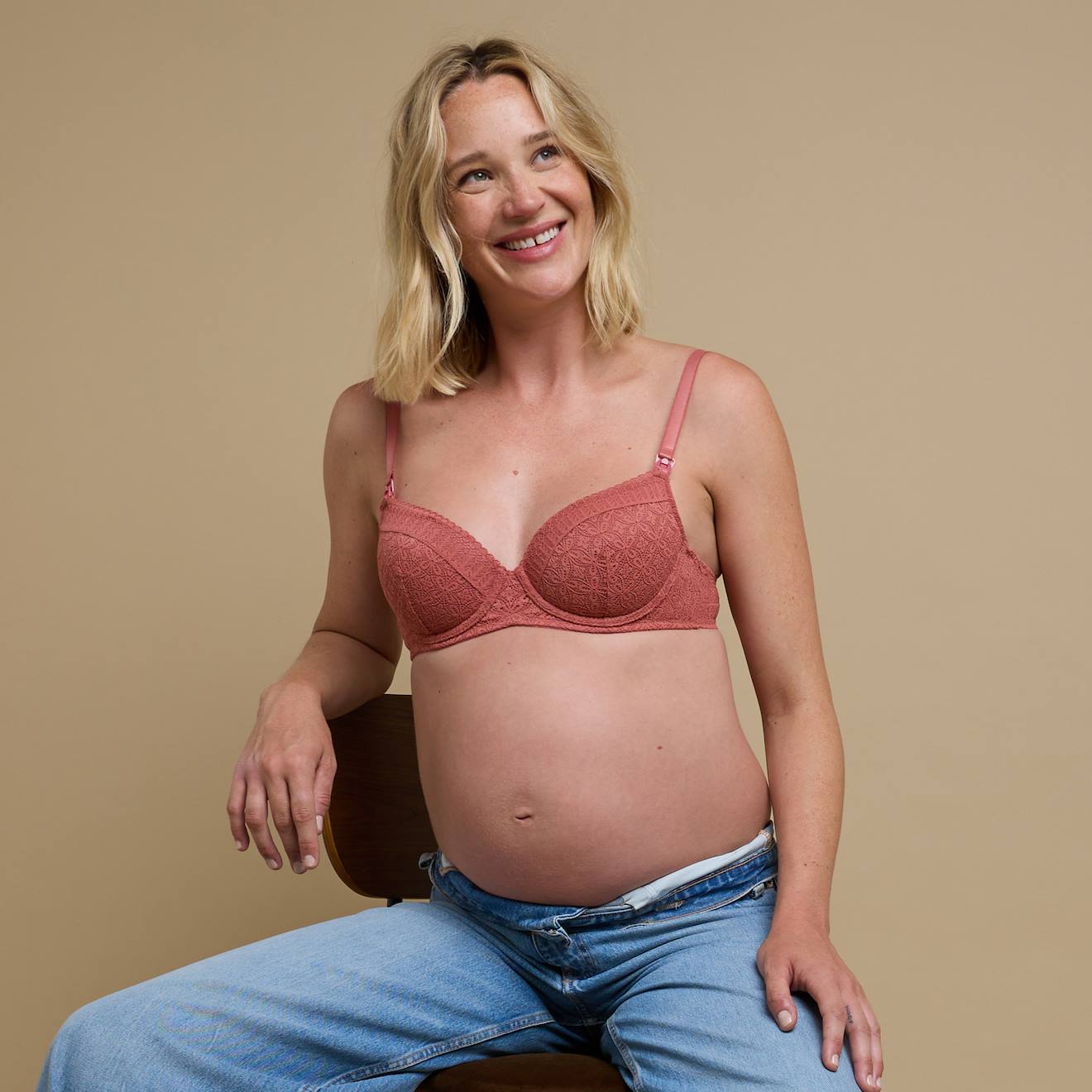 Soutien-gorge De Grossesse Ampliforme En Dentelle Sweet Rose