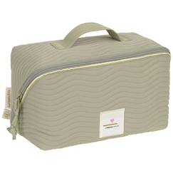 -Trousse de toilette flex coutures à vagues menthe
