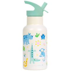 Puériculture-Repas-Vaisselle, coffret repas-Gourde isotherme jungle (350 ml)