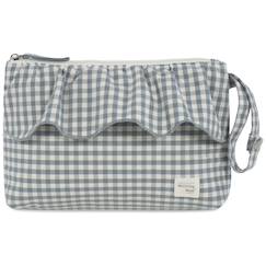 Puériculture-Toilette de bébé-Kit d'hygiène-Trousse de toilette praliné vichy matcha