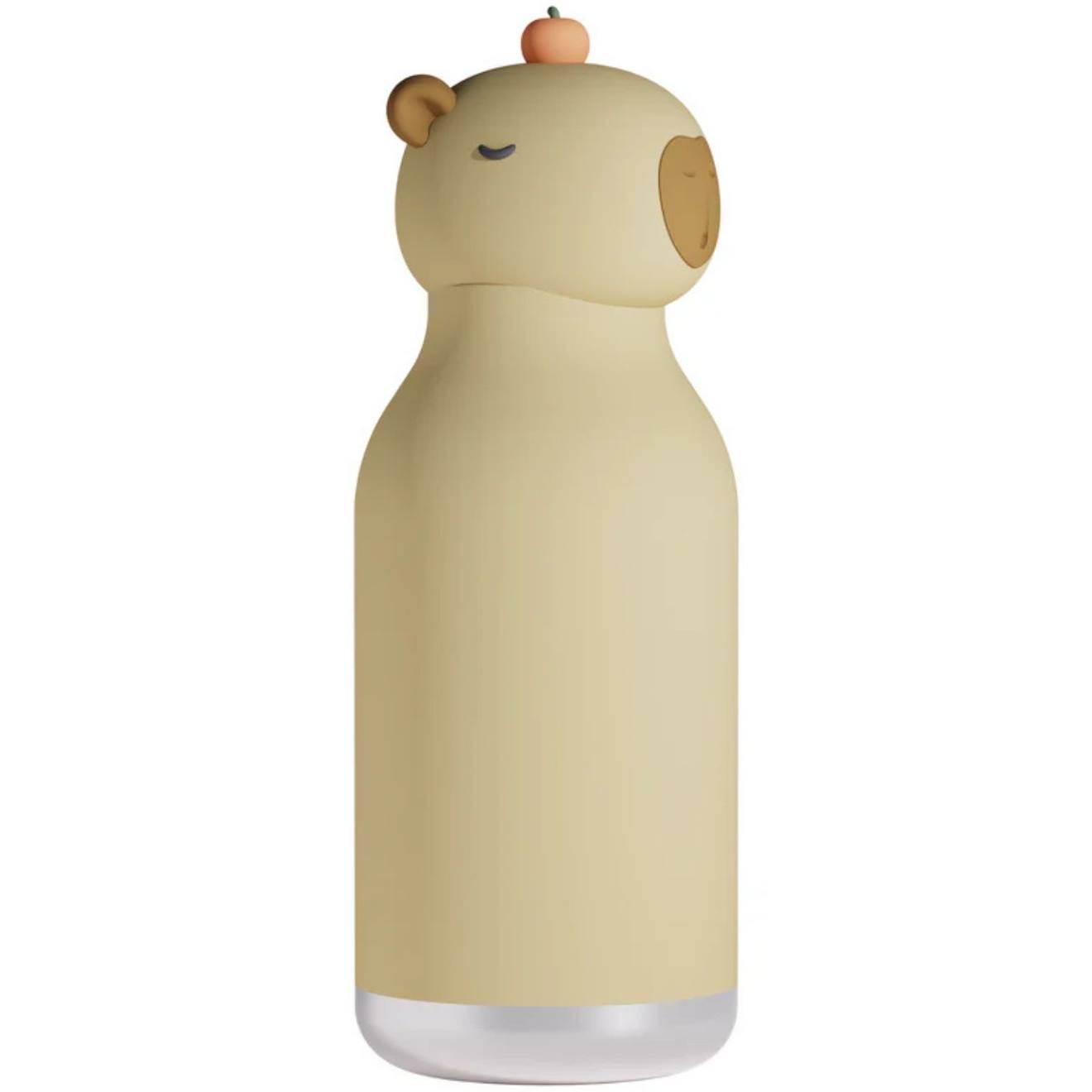 Gourde Isotherme Bestie Capybara (460 Ml) Beige, Marron