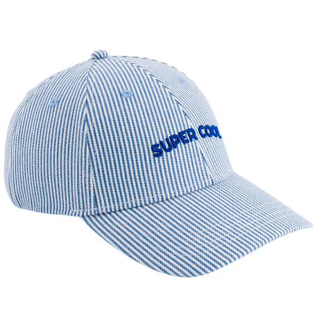 Garçon-Accessoires-Casquette enfant marinière super cool bleu (9-24 mois)