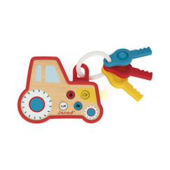 -Hochet interactif porte-clés tracteur