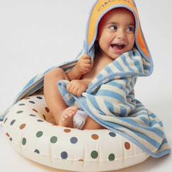 Cape de bain bébé summer forever éponge (80 x 80 cm)  - vertbaudet enfant