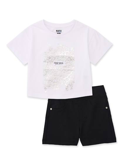 Ensemble fille en maille avec détails brillants  - vertbaudet enfant
