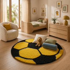 Linge de maison et décoration-Tapis enfant tissé shaggy foot
