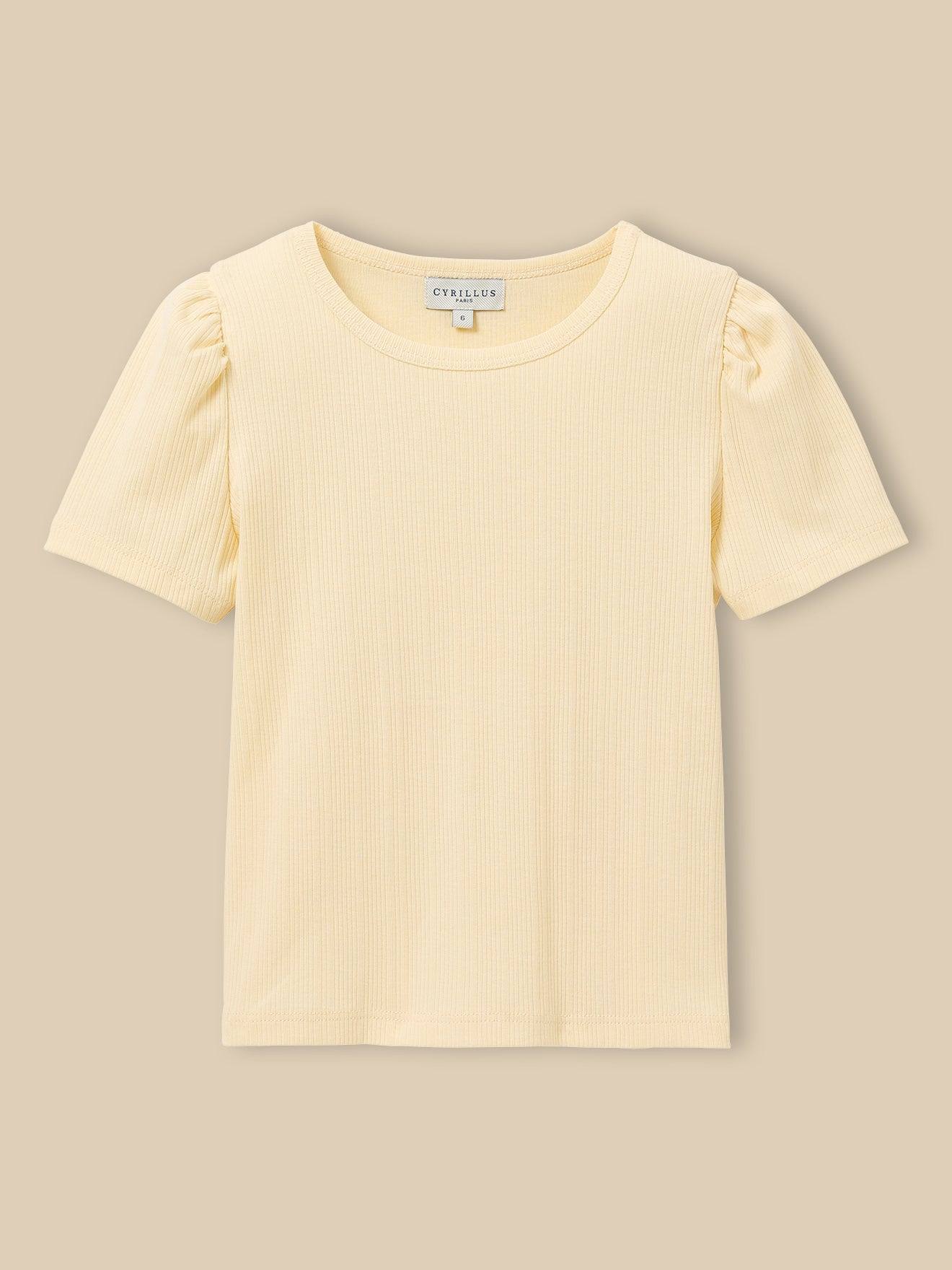 T-shirt Ctes Fille - Coton Biologique Jaune 16 €