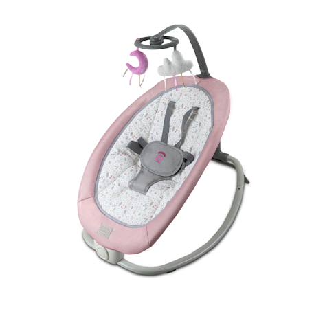 Balancelle Fold Éléphant aqua+Forêt rose+Oiseau rose+Savane gris 7 - vertbaudet enfant 