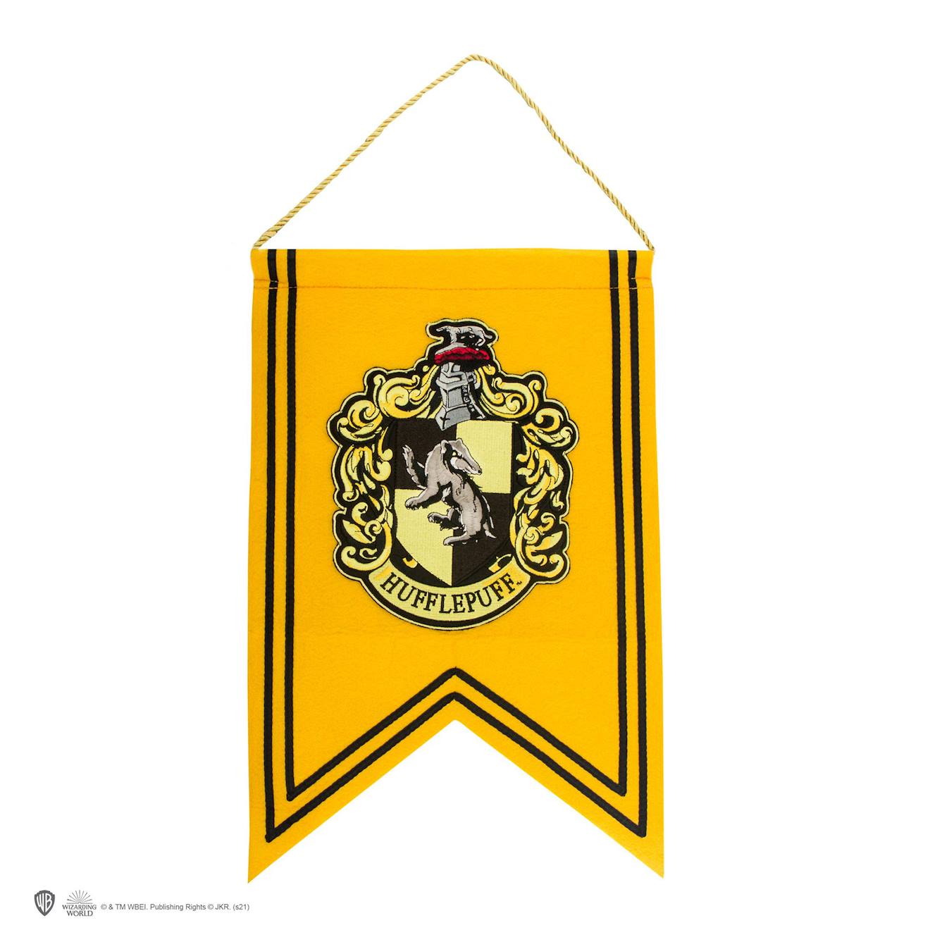 Bannière Poufsouffle - Harry Potter Jaune