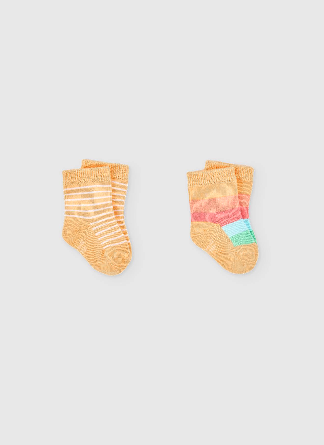 Pack Chaussettes Bébé Coton Jaune