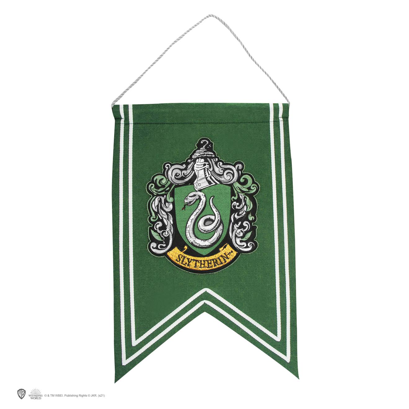 Bannière Serpentard - Harry Potter Vert