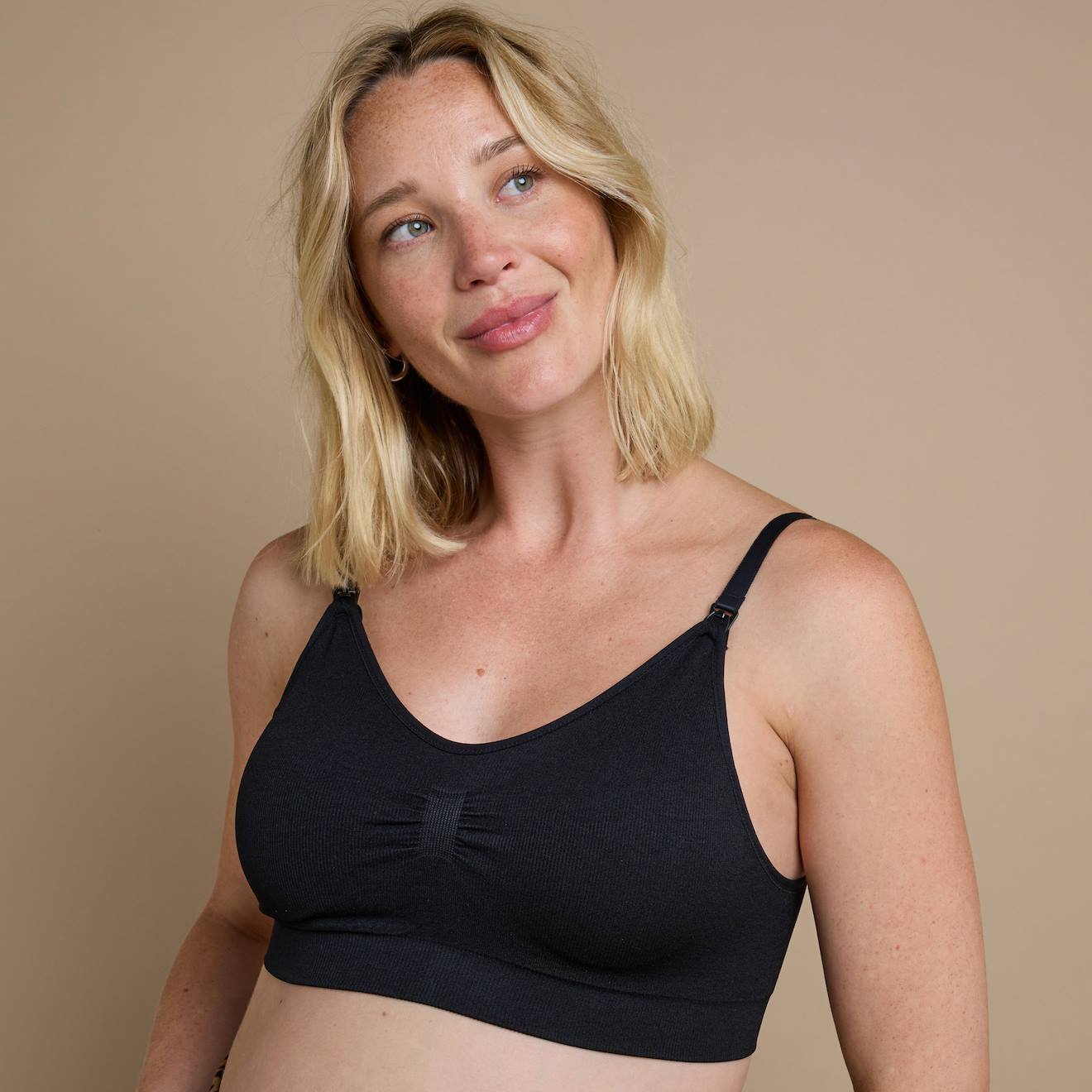 Brassiere De Grossesse Sans Armatures En Microfibre Ctel Honesty Noir 26 €